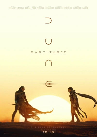 Filmplakat: Vorverkauf Early Fan Preview von Dune Part Three läuft